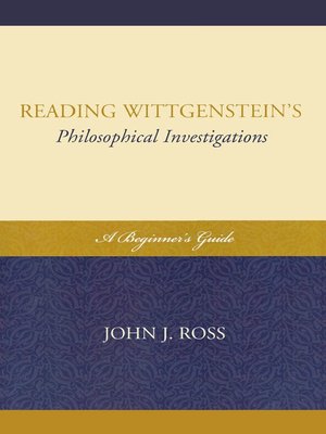 cover image of Reading Wittgenstein's Philosophical Investigations